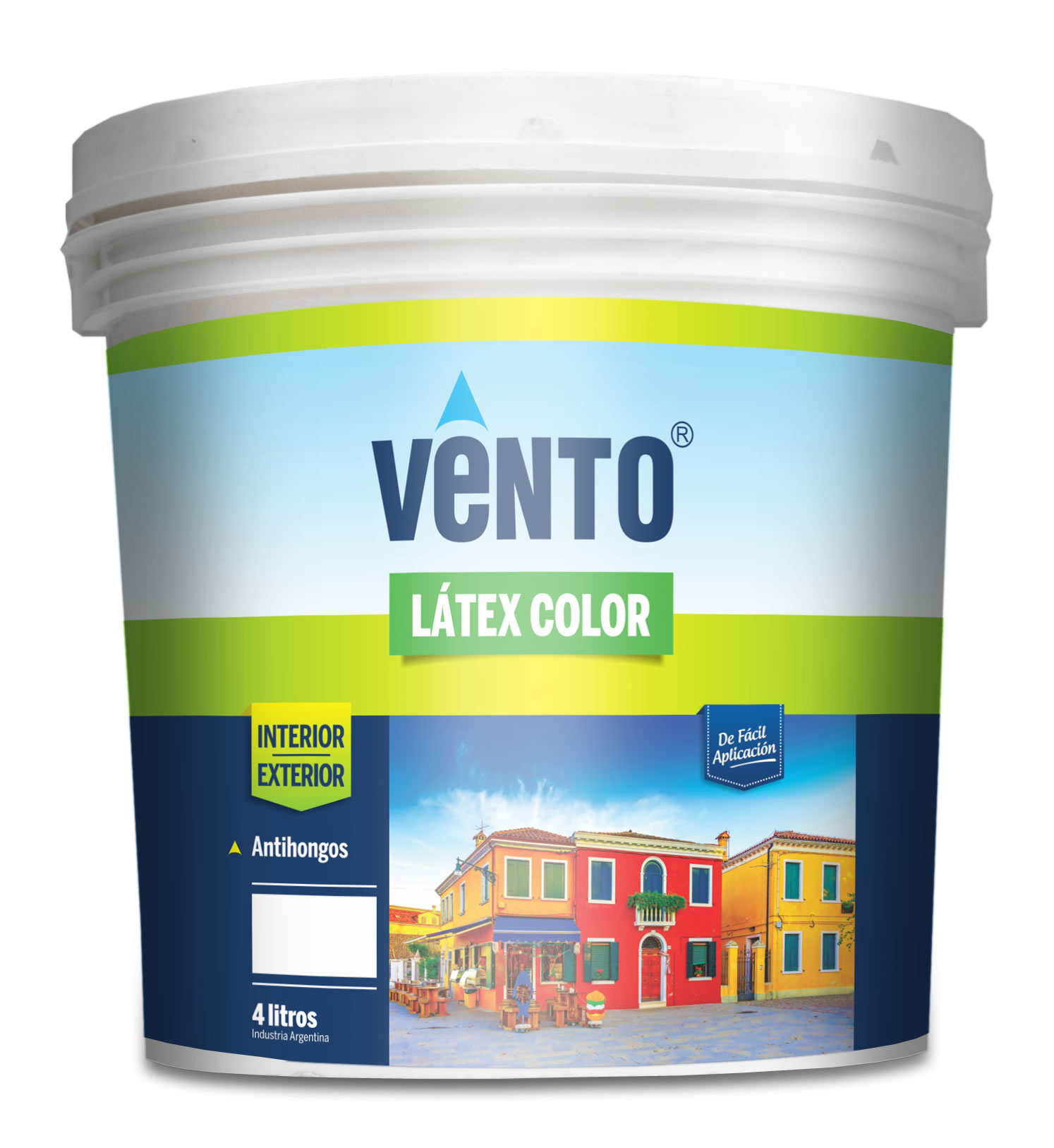 LATEX COLOR VERDE MANZANA X 4 Lt.