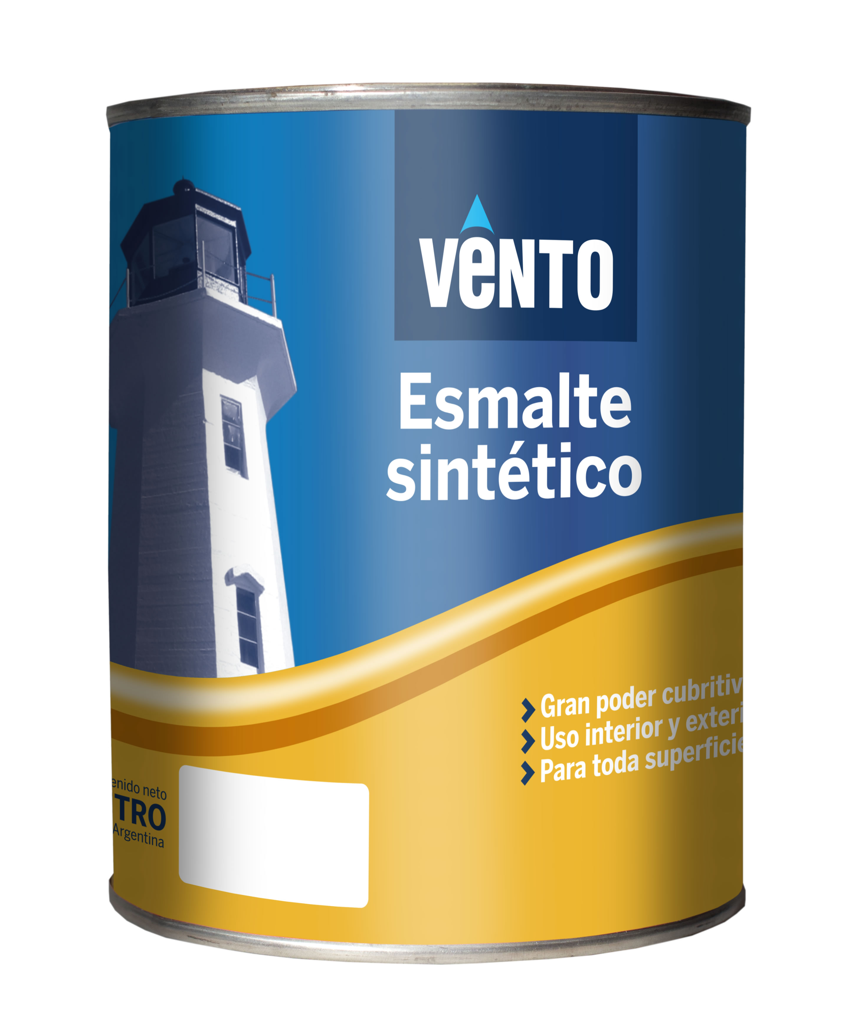 VENTO ESM. SINT. AZUL MARINO (PACK X 4) X 1L.